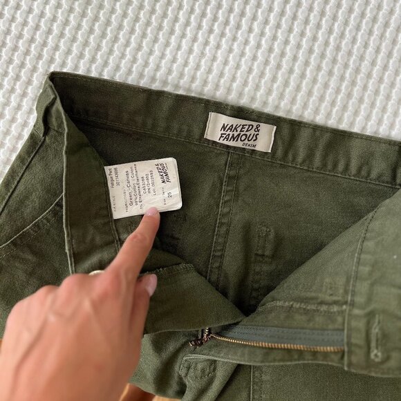 NAKED & FAMOUS DENIM | Fatigue Pant Canvas Pants - Picture 7 of 11